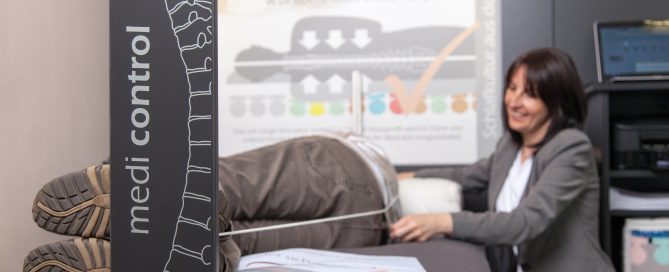 Vermessung auf dem Liegesimulator